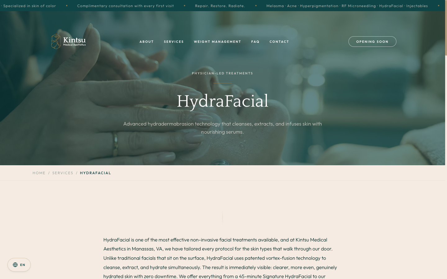 Treatment detail
