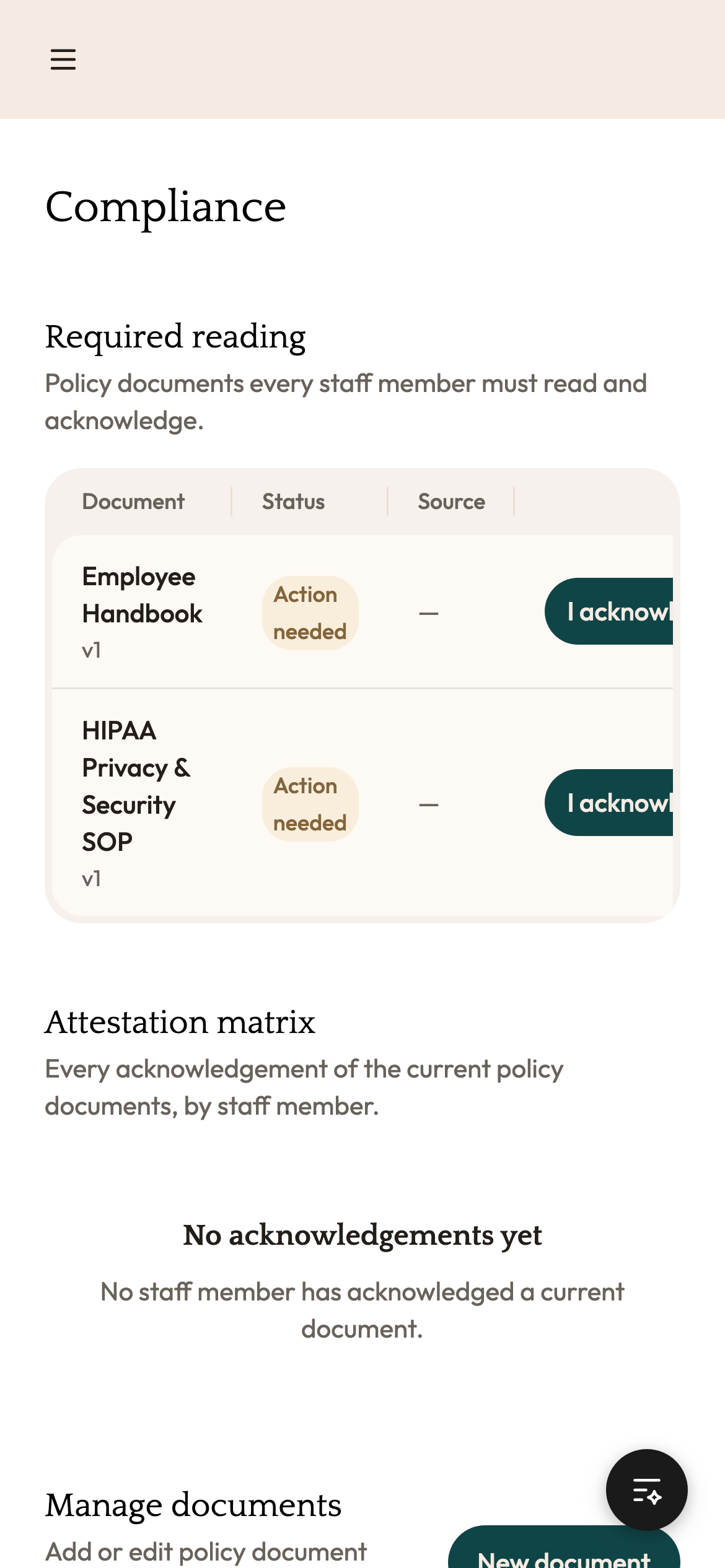 Compliance · mobile